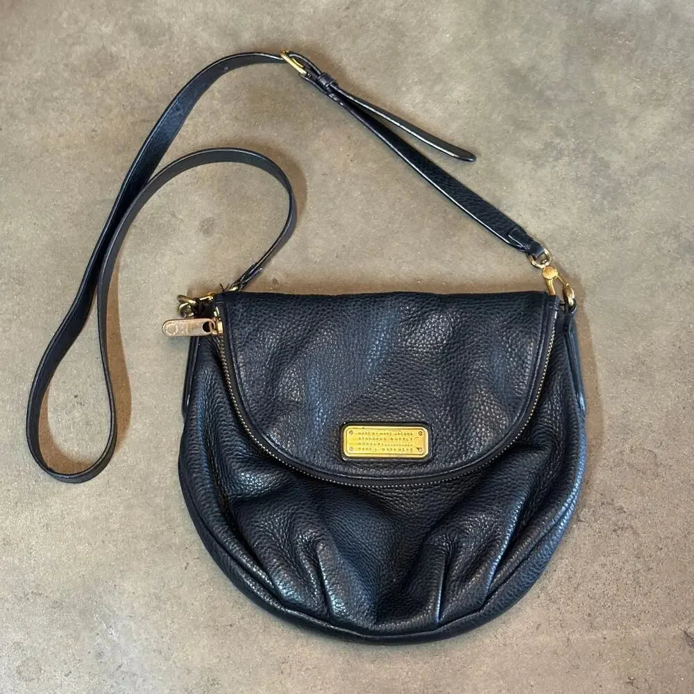 Marc by Marc Jacobs Pebbled Leather Lap Crossbody bag
